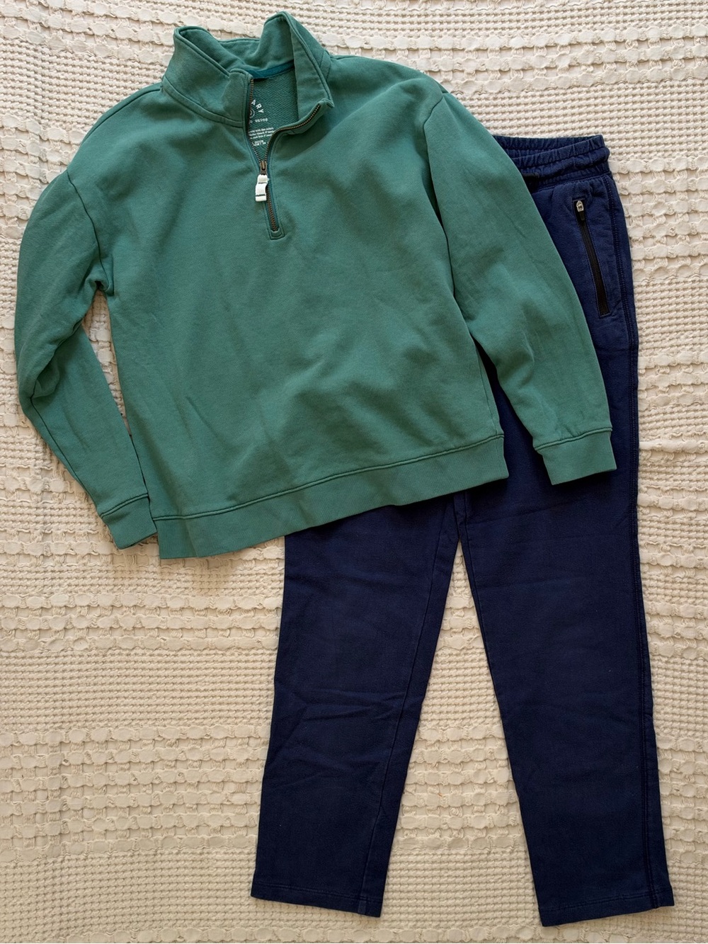 Primary Sweat Set- Quarter-Zip Sweatshirt with Sweatpants